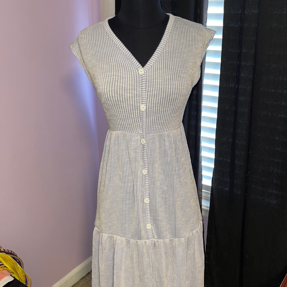 Blue beach dress